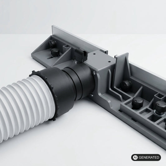 Staubsaugeradapter kompatibel mit Scheppach TS120o und Ryobi Gehrungssäge