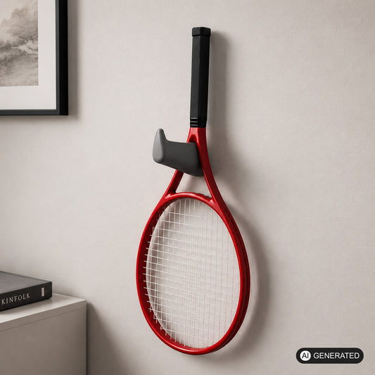 Tennisschläger Wandhalter - Halterung für 3 Schläger