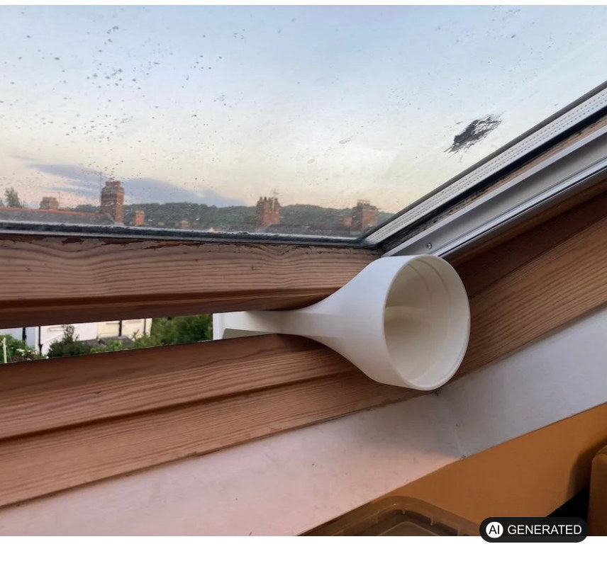 Ultra Slim Klimaanlagen Auslass/ Adapter/ Abluft Kippfenster Dachfenster 90-160