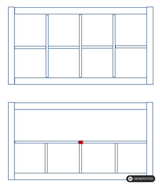 Verbinder passend für IKEA Kallax Regal und Expedit Regaleinsatz DIY