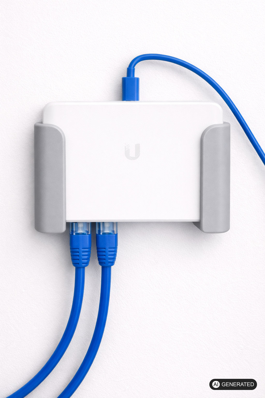 Wandhalterung  passend für Ubiquiti Unifi Switch USW Flex Mini 2.5G Halterung