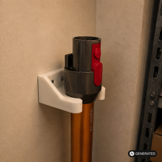 Wandhalterung passend für alle gängigen Dyson Staubsauger Staubsaugerrohr