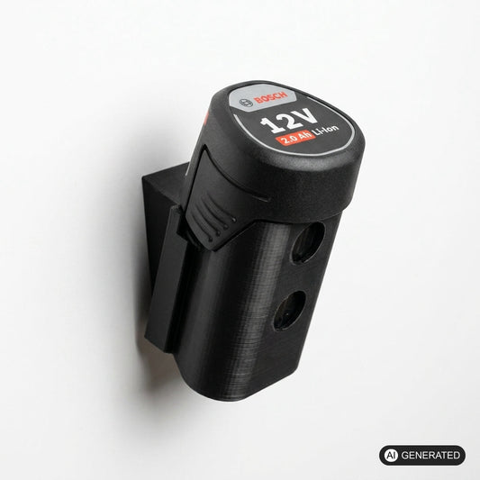 Wandhalterung passend für Bosch 12V Batterien