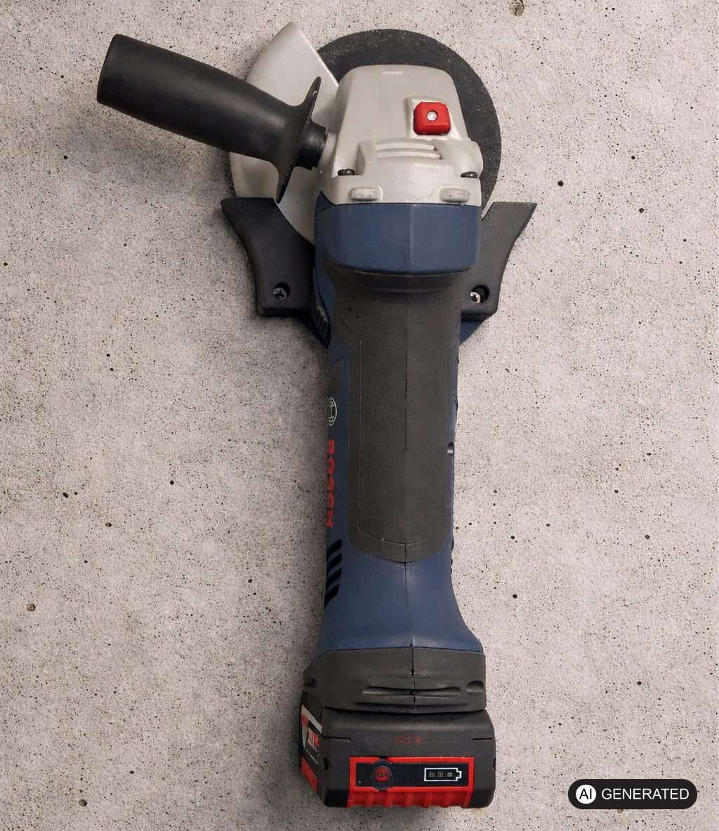 Wandhalterung passend für Bosch Professional 18V Flex Winkelschleifer Halter
