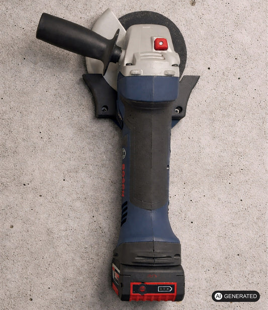 Wandhalterung passend für Bosch Professional 18V Flex Winkelschleifer Halter
