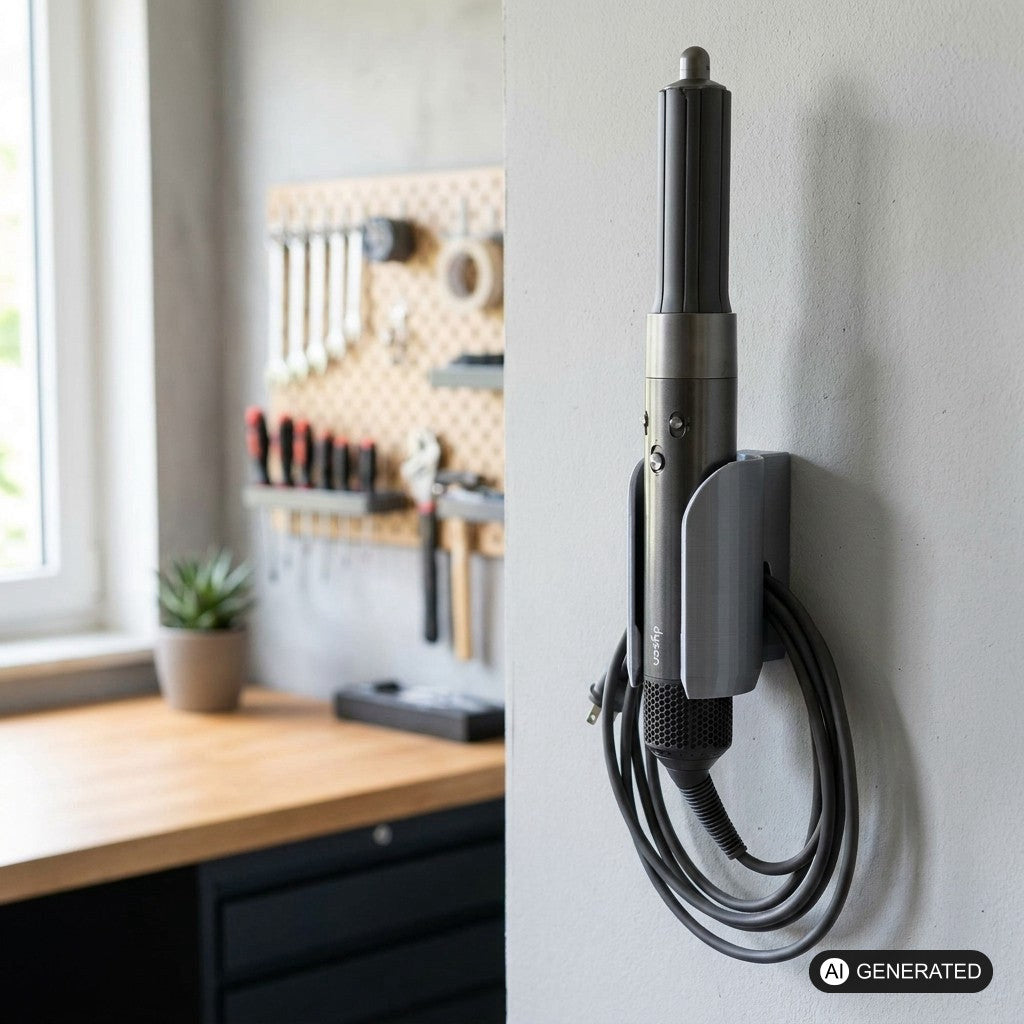 Wandhalterung passend für Dyson Airwrap, Halter Regal Halterung Organizer