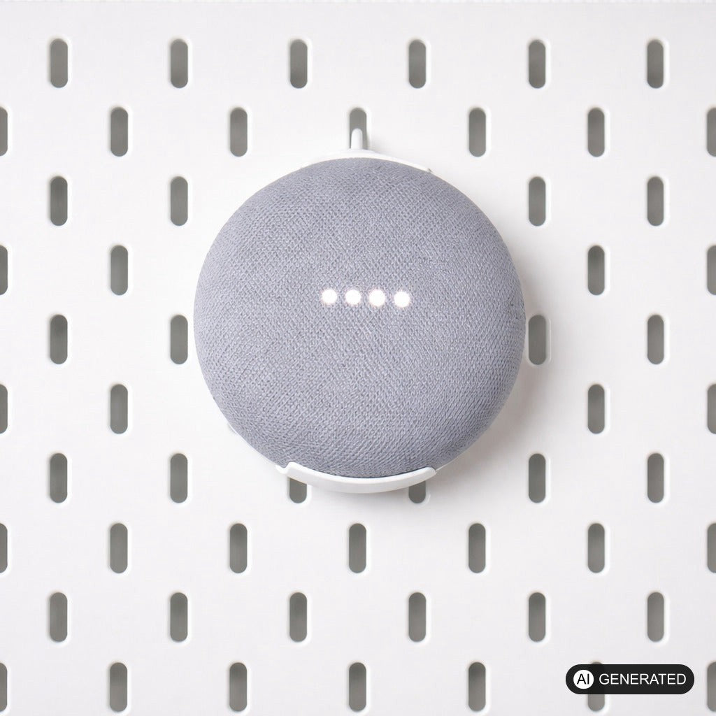 Wandhalterung passend für Google Home Mini kompatibel mit Ikea Skadis