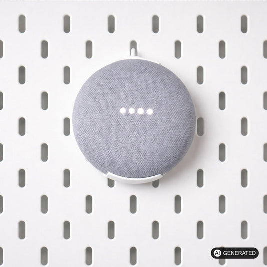 Wandhalterung passend für Google Home Mini kompatibel mit Ikea Skadis