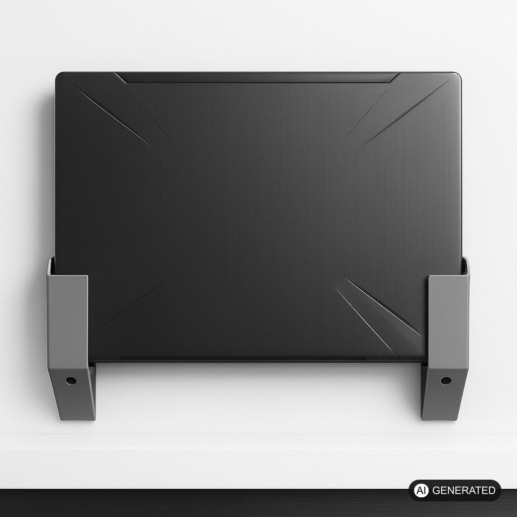 Wandhalterung passend für Laptop 26 mm, Universal Notebook Halter, Wandmontage