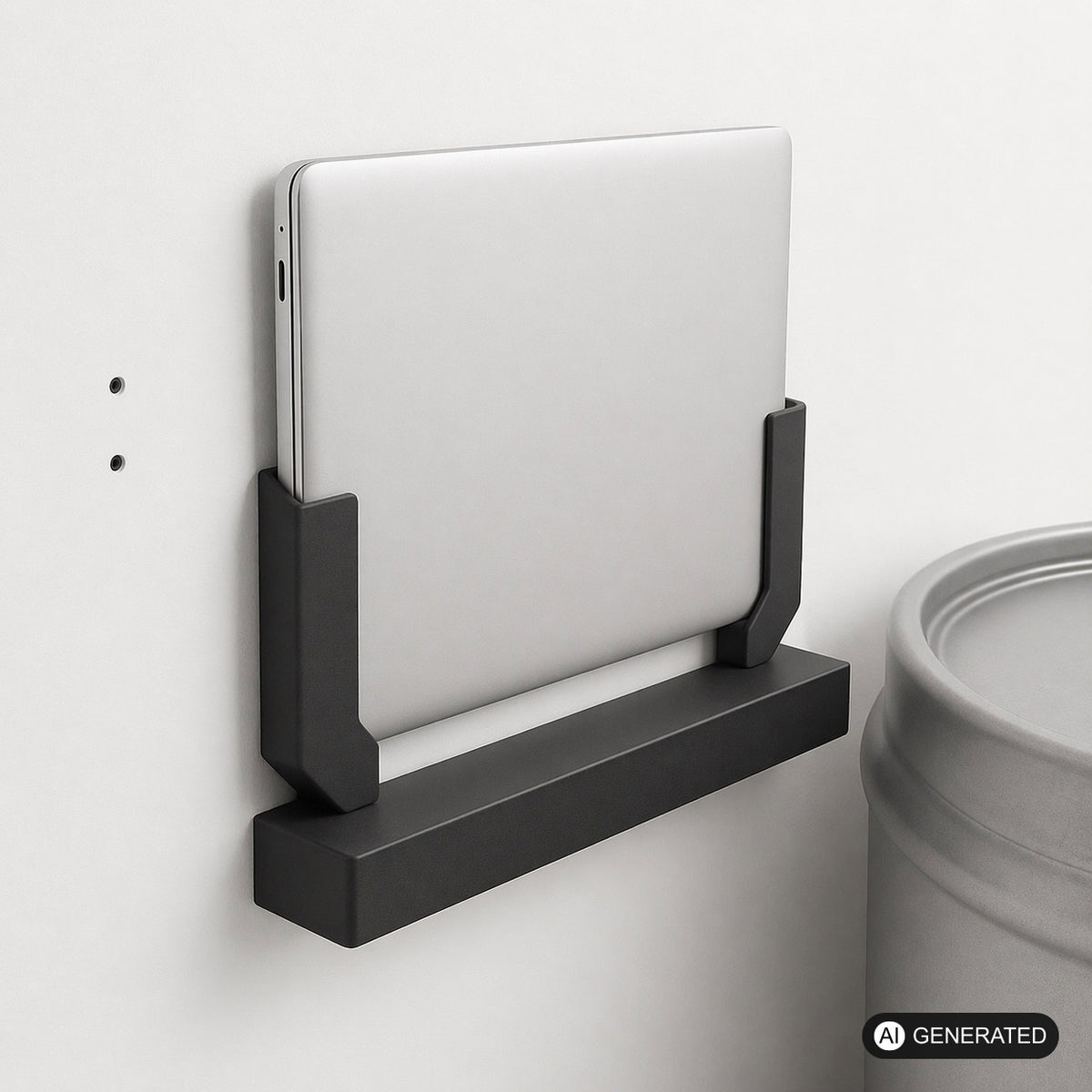 Wandhalterung passend für Laptop 26 mm, Universal Notebook Halter, Wandmontage