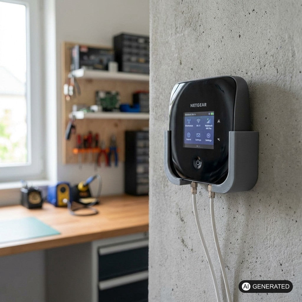 Wandhalterung passend für Netgear Nighthawk M1, M2, M3, M5, M6, M6 Pro, M7 Pro