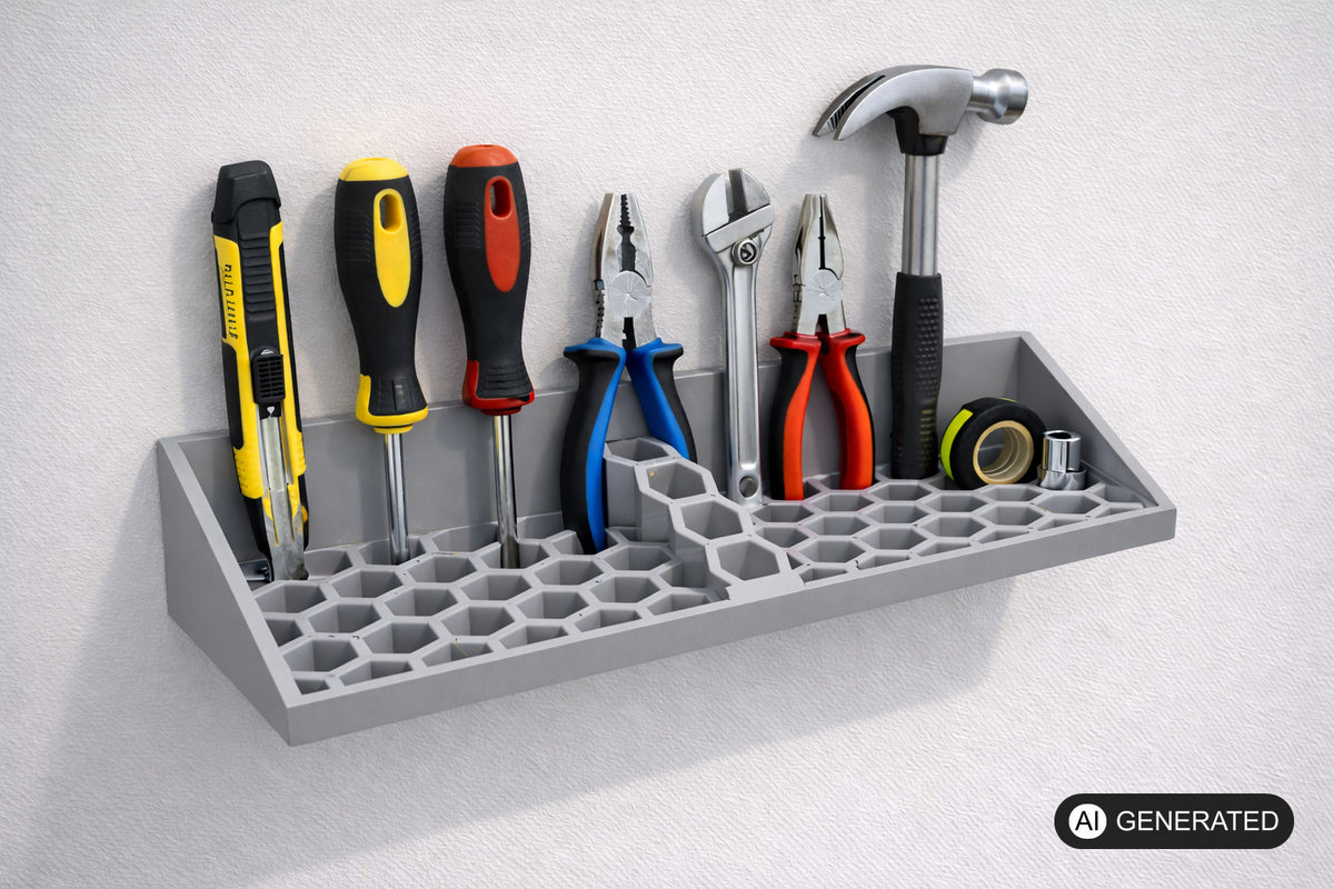 Werkzeughalter kompatibel mit Lidl Powerfix Lochwand 38mm