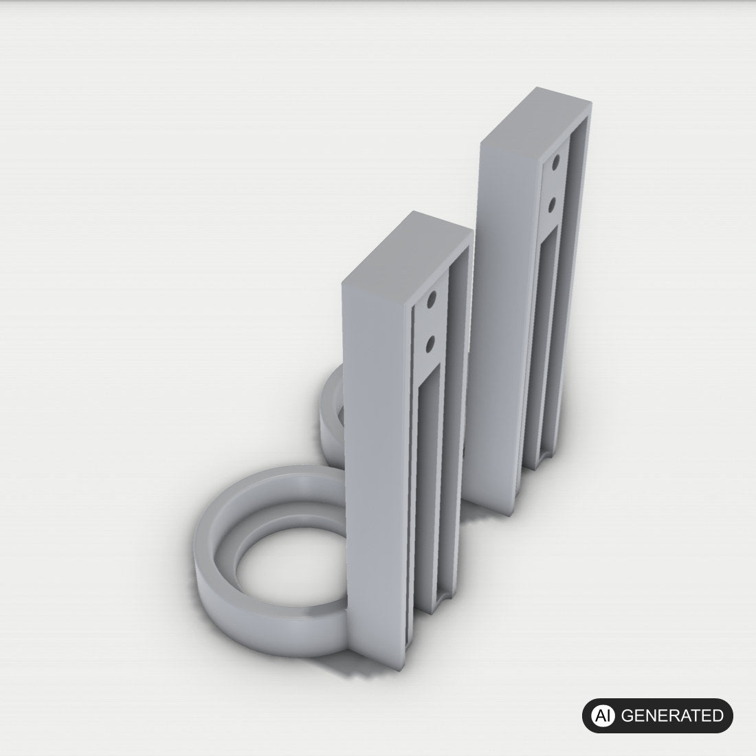 Wandhalterung Netatmo Welcome für Netatmo Welcome Überwachungskamera / Wetterstation – 3D-Ansicht, 3D-gedruckt von Parture