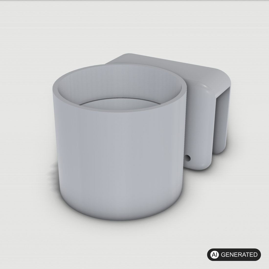 Getränkehalter Audi Cup für Audi A3 8P | Cup Holder Mittelkonsole – 3D-Ansicht, 3D-gedruckt von Parture
