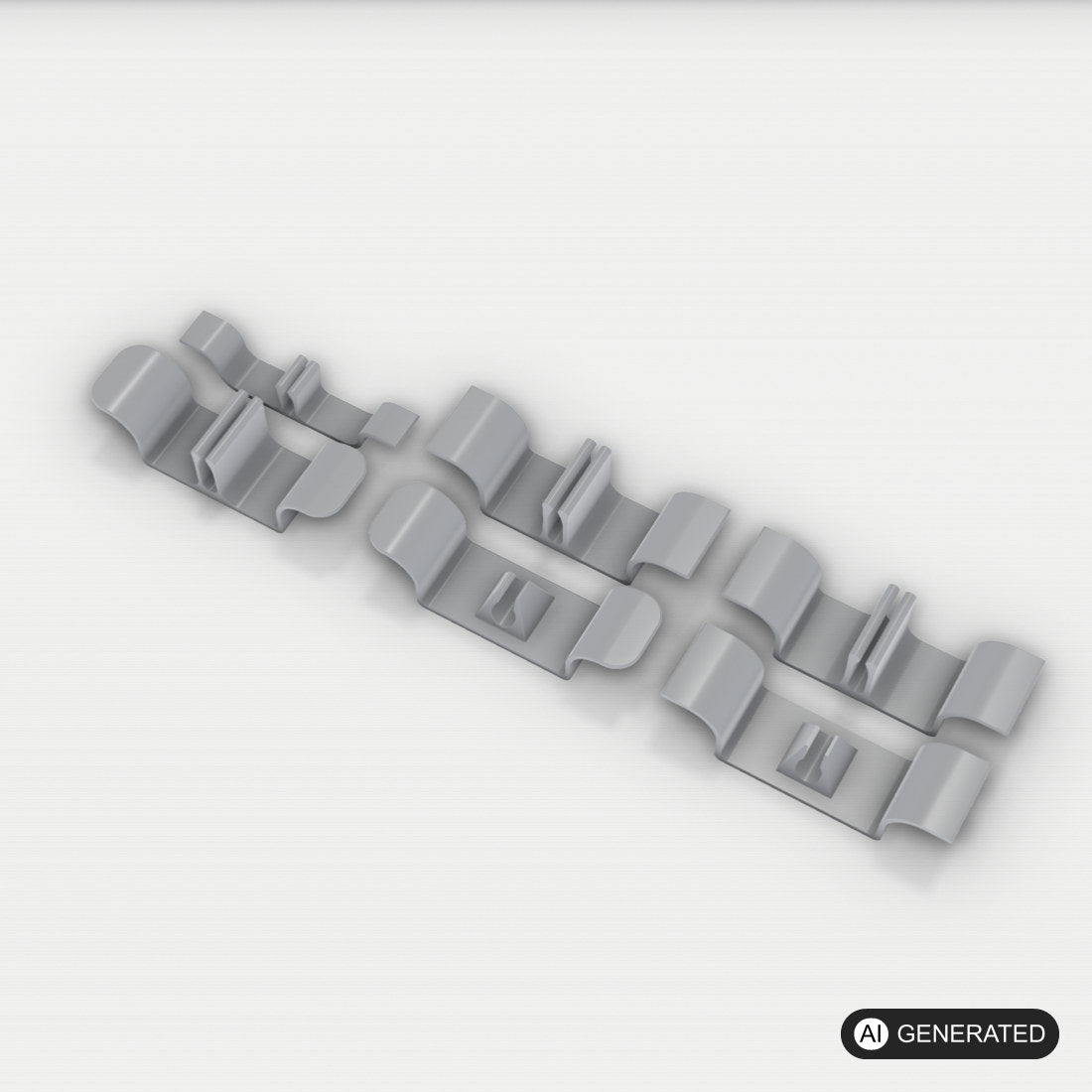 Küchengeräte Kabelaufwickler, Silikonwickel-Organizer,Kabelhalter – 3D-Ansicht, 3D-gedruckt von Parture