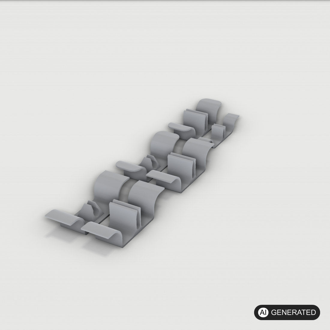 Küchengeräte Kabelaufwickler, Silikonwickel-Organizer,Kabelhalter – 3D-Ansicht, 3D-gedruckt von Parture