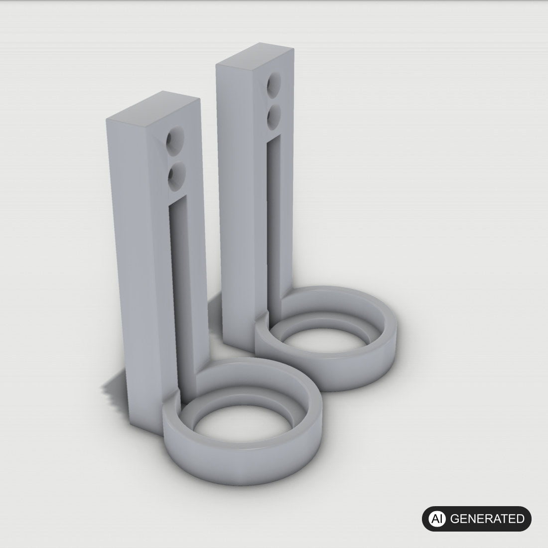 Wandhalterung Netatmo Welcome für Netatmo Welcome Überwachungskamera / Wetterstation – 3D-Ansicht, 3D-gedruckt von Parture