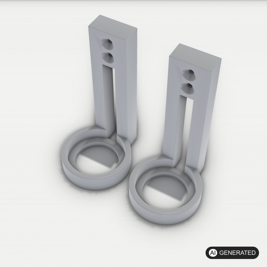 Wandhalterung Netatmo Welcome für Netatmo Welcome Überwachungskamera / Wetterstation – 3D-Ansicht, 3D-gedruckt von Parture