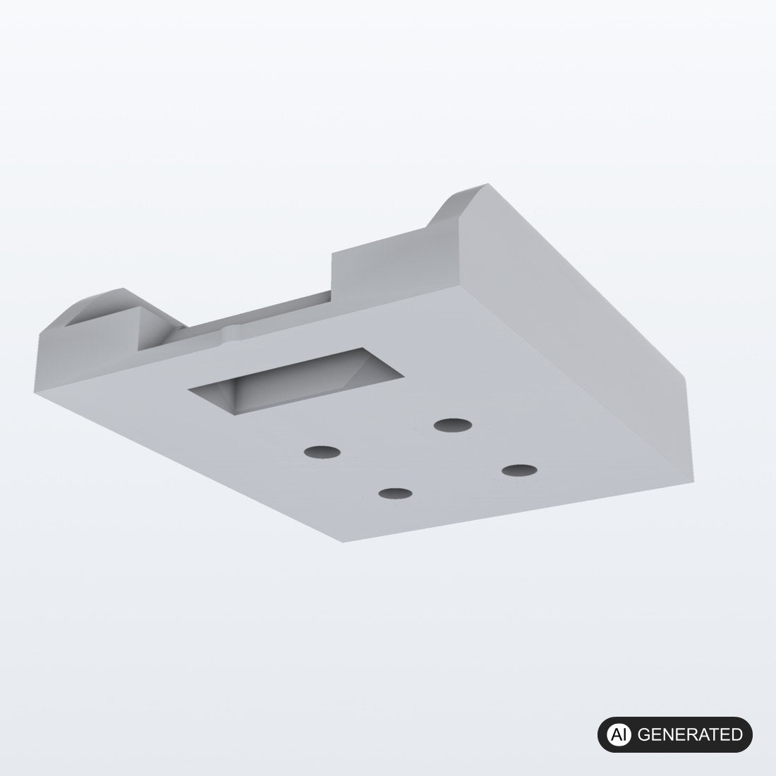 Akkuhalter Dewalt 18V/54V für Dewalt 18V/54V Flexvolt Wandhalter Schutz Wandhalterung – 3D-Ansicht, 3D-gedruckt von Parture