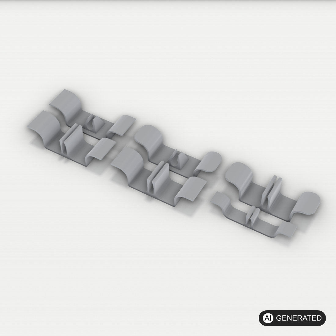 Küchengeräte Kabelaufwickler, Silikonwickel-Organizer,Kabelhalter – 3D-Ansicht, 3D-gedruckt von Parture